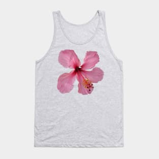 Pink Hibiscus  flower Tank Top